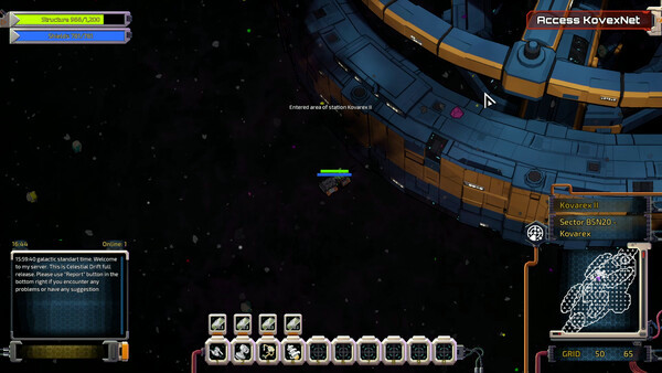 Игра Celestial Drift, скриншот