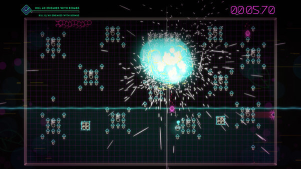 Игра Centipede: Recharged, скриншот