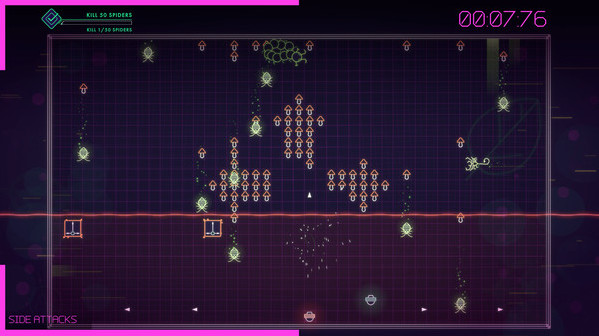 Игра Centipede: Recharged, скриншот