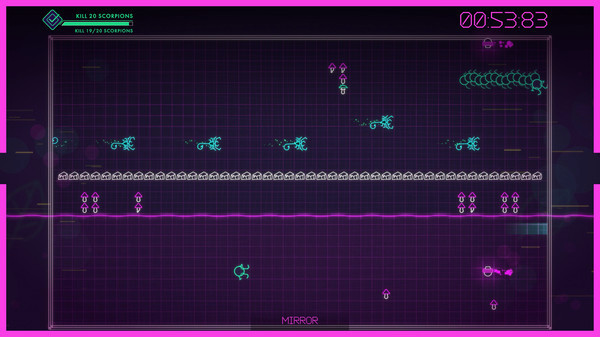Игра Centipede: Recharged, скриншот