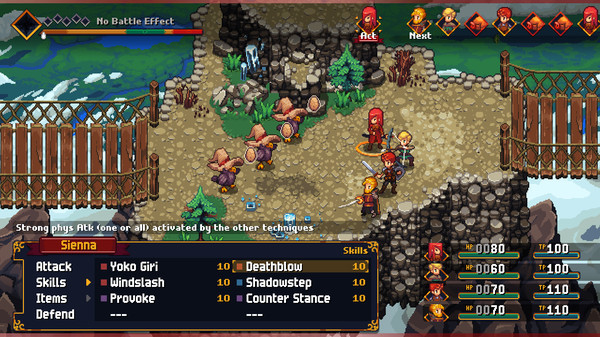Игра Chained Echoes, скриншот