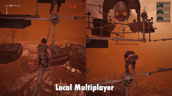 Игра Chained Together, скриншот