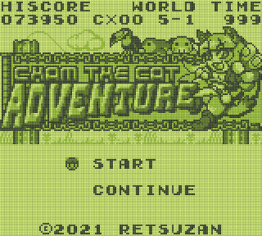 Игра CHAM THE CAT ADVENTURE, скриншот