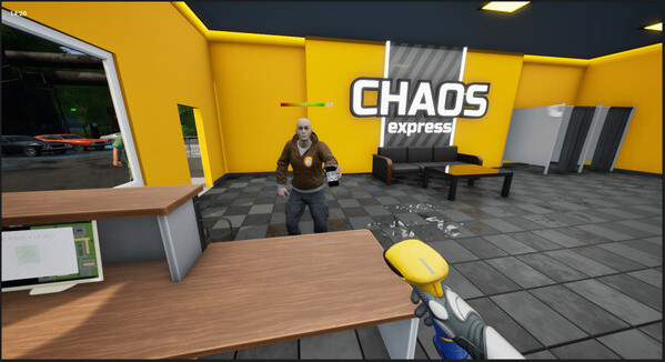 Игра Chaos Express: Delivery Simulator, скриншот