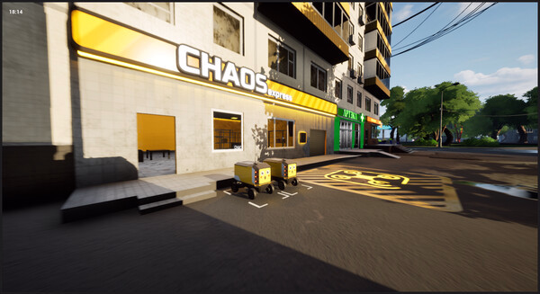 Игра Chaos Express: Delivery Simulator, скриншот