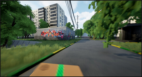 Игра Chaos Express: Delivery Simulator, скриншот