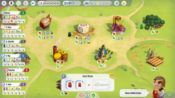 Игра Charterstone: Digital Edition, скриншот