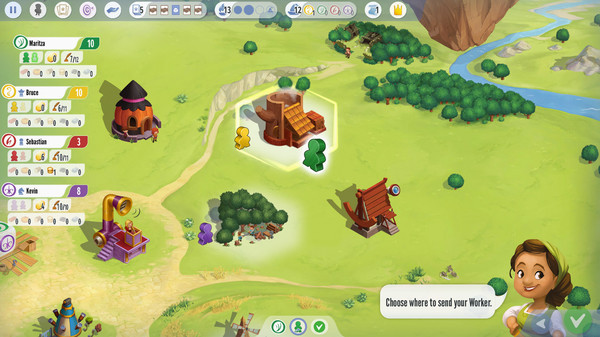 Игра Charterstone: Digital Edition, скриншот