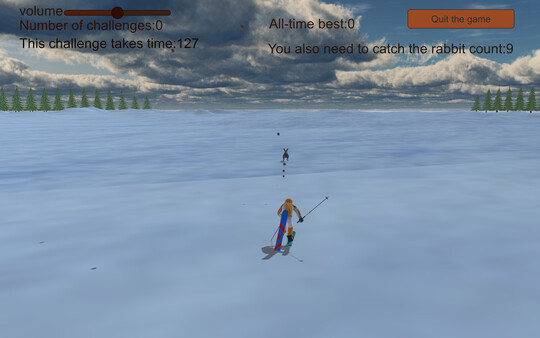 Игра Chasing rabbits in snow, скриншот
