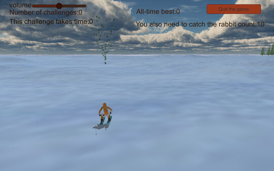 Игра Chasing rabbits in snow, скриншот