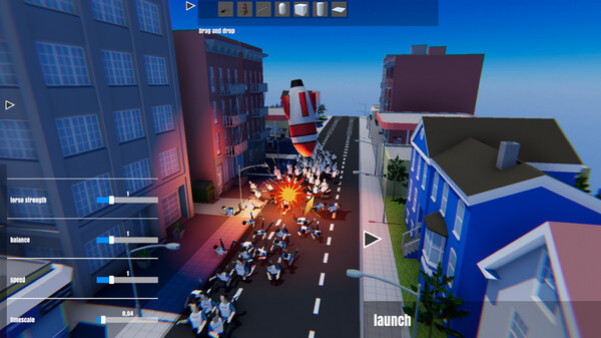Игра Chat Ragdoll Racing, скриншот