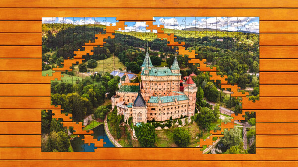 Игра Château Royale Jigsaw, скриншот