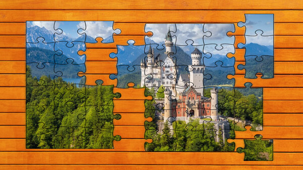 Игра Château Royale Jigsaw, скриншот