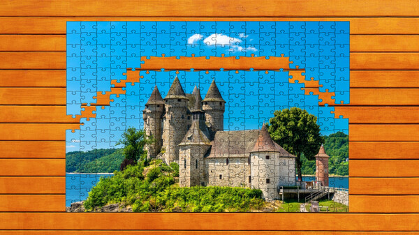 Игра Château Royale Jigsaw, скриншот