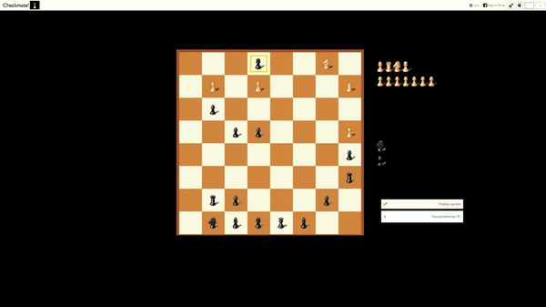 Игра Checkmate!, скриншот