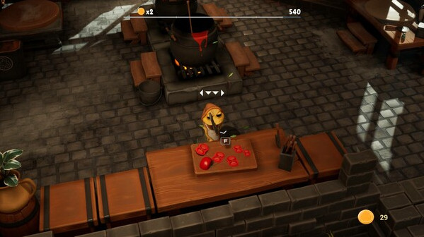 Игра Chef Gecko, скриншот