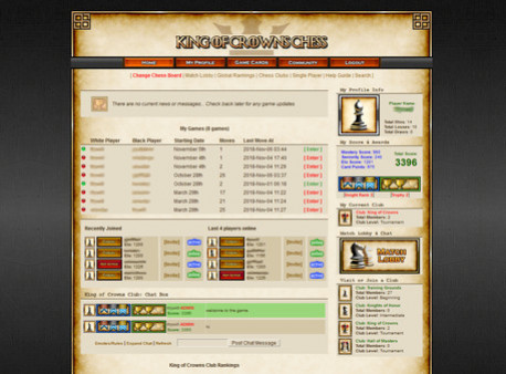 Игра Chess: King of Crowns Chess Online, скриншот
