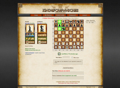 Игра Chess: King of Crowns Chess Online, скриншот