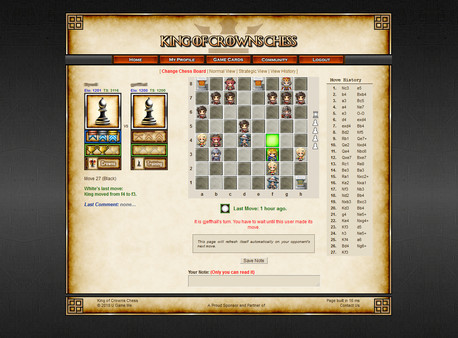 Игра Chess: King of Crowns Chess Online, скриншот