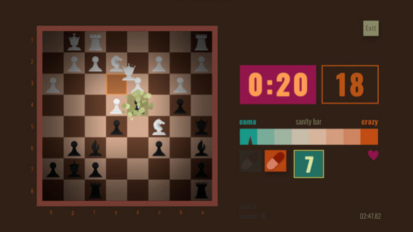 Игра Chess Pills, скриншот