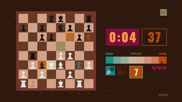 Игра Chess Pills, скриншот