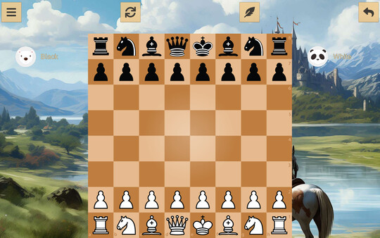 Игра Шахматы, скриншот