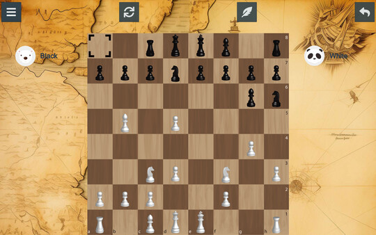 Игра Шахматы, скриншот