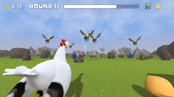 Игра Chick Defender, скриншот