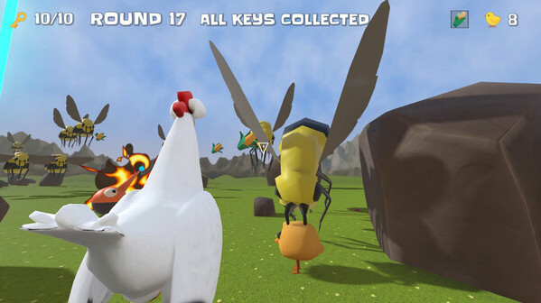 Игра Chick Defender, скриншот