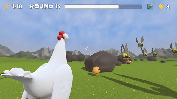 Игра Chick Defender, скриншот