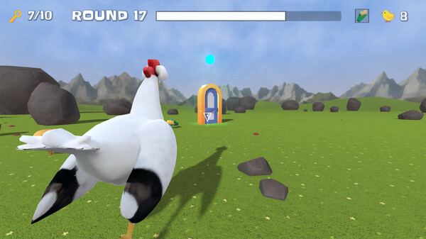 Игра Chick Defender, скриншот