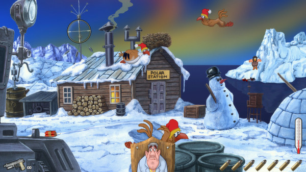 Игра Chicken Shoot Gold, скриншот