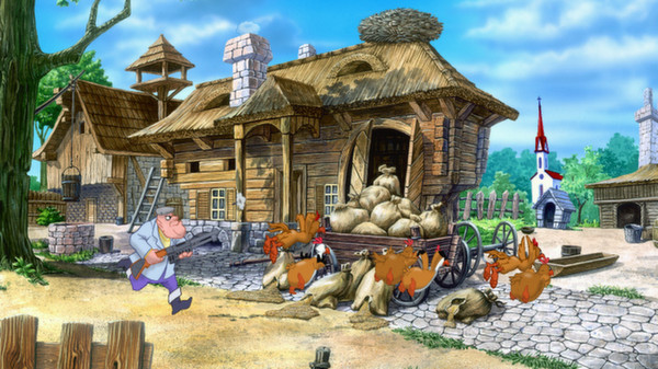 Игра Chicken Shoot Gold, скриншот