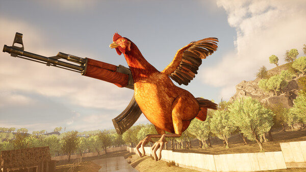 Игра Chicken Strike: Cluck Ops, скриншот