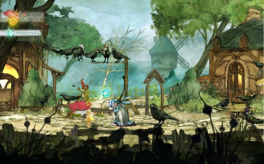 Игра Child of Light, скриншот