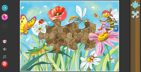 Игра Children's Jigsaw Puzzles - Fairy Tale, скриншот
