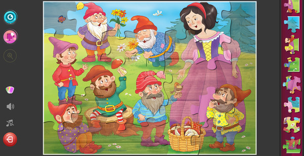 Игра Children's Jigsaw Puzzles - Fairy Tale, скриншот