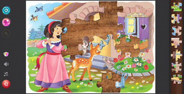 Игра Children's Jigsaw Puzzles - Fairy Tale, скриншот