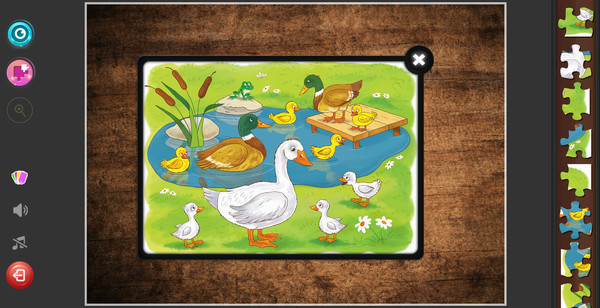Игра Children's Jigsaw Puzzles - Fairy Tale, скриншот