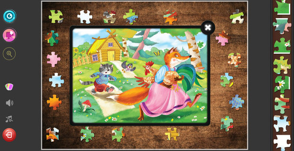 Игра Children's Jigsaw Puzzles - Fairy Tale, скриншот