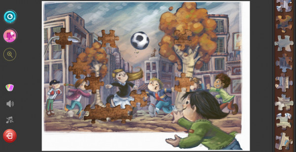 Игра Children's Jigsaw Puzzles, скриншот