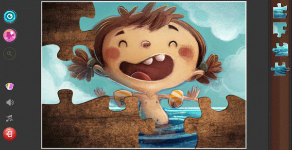 Игра Children's Jigsaw Puzzles, скриншот