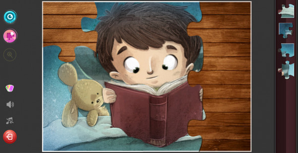 Игра Children's Jigsaw Puzzles, скриншот