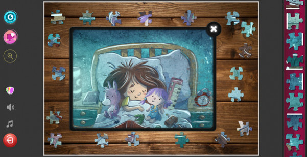 Игра Children's Jigsaw Puzzles, скриншот