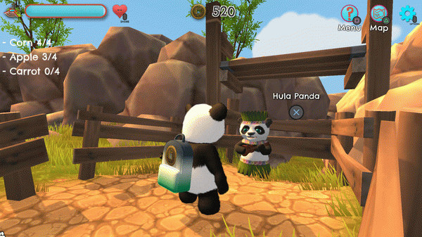 Игра Chill Panda, скриншот