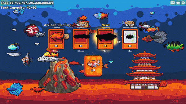 Игра Chillquarium, скриншот