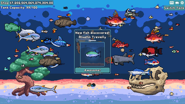 Игра Chillquarium, скриншот