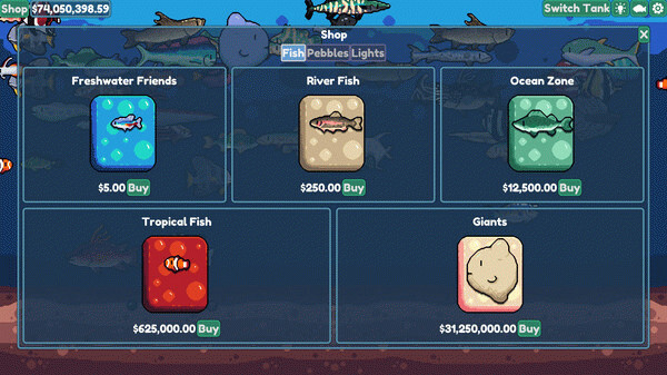Игра Chillquarium, скриншот