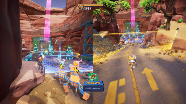 Игра Chip ‘n Clawz vs. The Brainioids, скриншот