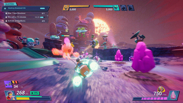 Игра Chip ‘n Clawz vs. The Brainioids, скриншот